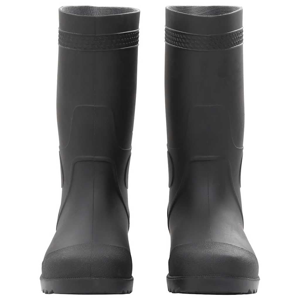Stivali di gomma neri in PVC, impermeabili, antiscivolo, per attività all'aperto, pesca, caccia, pesca a mosca, palude, acqua, laghetto, ruscello, fiume, lago