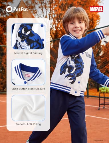 Image of Disney Marvel Bomber Jacket Spider Man Toy Story Cars Varsity Cardigan2-13Y