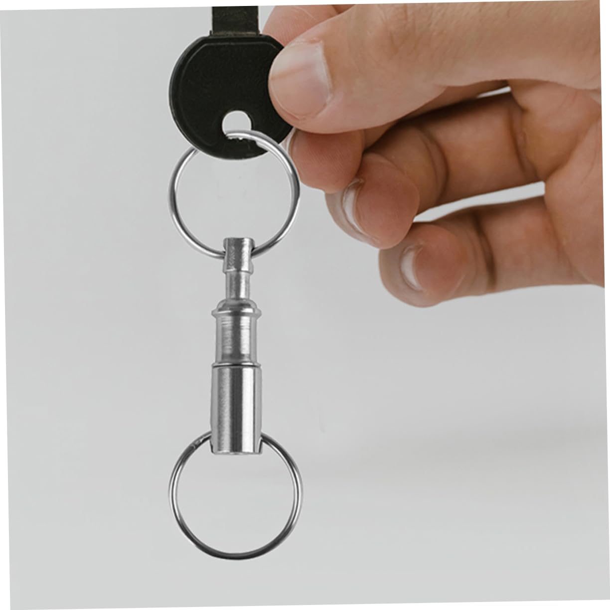Toyvian Portachiavi Staccabile con Doppio Sgancio Rapido per Chiavi Leggeri E Resistenti Accessori per Borse E Chiavi