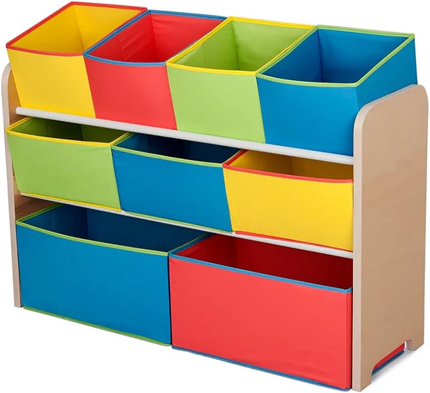 Delta Multi-Color Deluxe Toy Organizer with Storage Bins