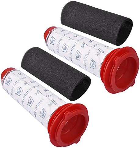 KEEPOW 2 Pack Main Stick Filter + Foam Insert for Bosch Athlet, Replacement Filter Kit for Bosch Athlet Cordless Vacuum Cleaner BCH6PETGB BCH61840GB