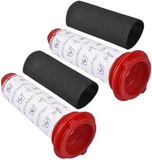 KEEPOW 2 Pack Main Stick Filter + Foam Insert for Bosch Athlet, Replacement Filter Kit for Bosch Athlet Cordless Vacuum Cleaner BCH6PETGB BCH61840GB