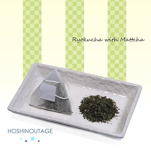 Miniatura 4 de HOSHINOUTAGE Té Verde Japonés Ryokucha con Bolsa de Té Matcha 30 piezas