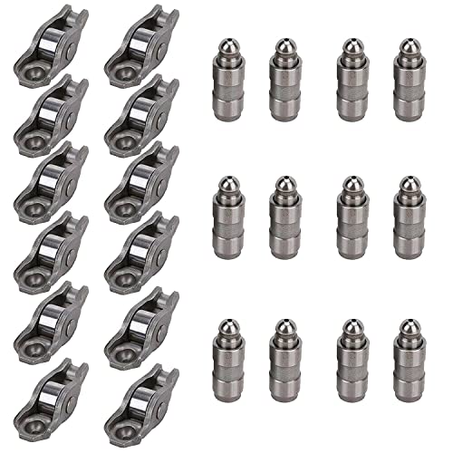 VEELECP Rocker Arms 5184296AH 12 Pcs + Valve Lifters 5184332AA 12 Pcs + Valve Gaskets Compatible with 3.6L Engine Dodge Challenger Jeep Wrangler Ram Promaster 1500 2500 3500 Chrysler 200 - Thumbnail 6