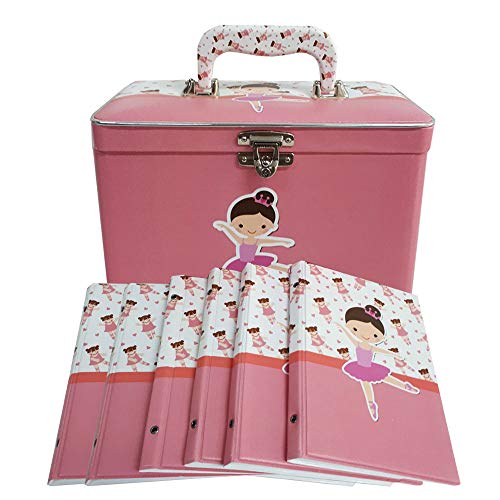 Album De Bebê menina Bailarina10x15 Maleta Diario 600 Fts 20836/153