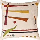 Photo Gallery kashmir design kandinsky elementi accent cuscino bianco copertura handembroidered in 45,7 x 45,7 cm Photo Gallery kashmir design kandinsky elementi accent cuscino bianco copertura handembroidered in 45,7 x 45,7 cm