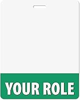 Vista 18 de Insignia personalizada Buddy – en color azul brillante – horizontal de gran tamaño (5 piezas) – Tarjeta de respaldo de doble cara – Duradera