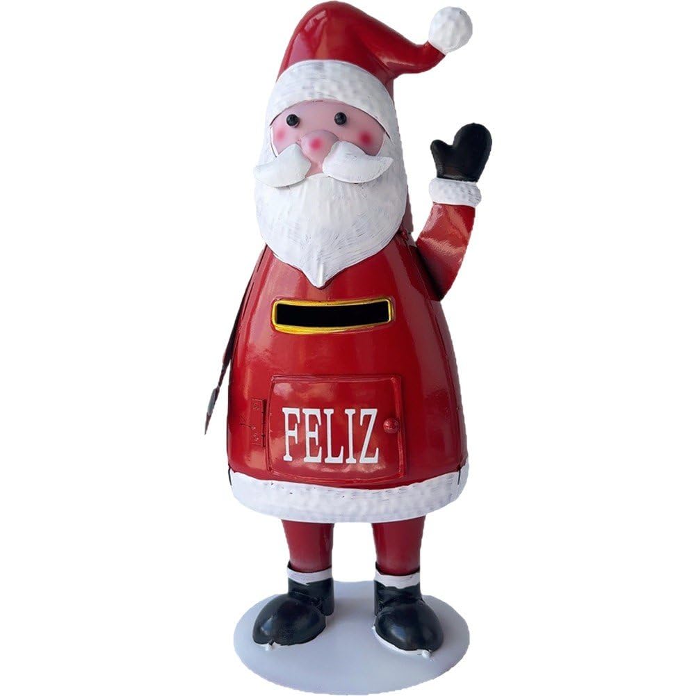 Boîte aux lettres de Noël rouge, le cadeau idéal pour décorer la maison