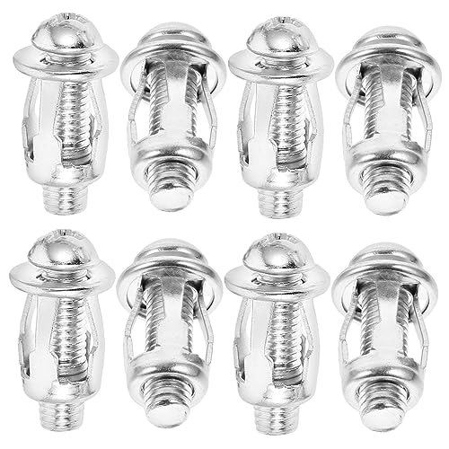 IWOWHERO 10 Sets Petal Nuts Expansion Screws for Hollow Door Anchors Cavity Fixing Nuts Wall Anchors & Sizes for Secure Mounting and Repairs