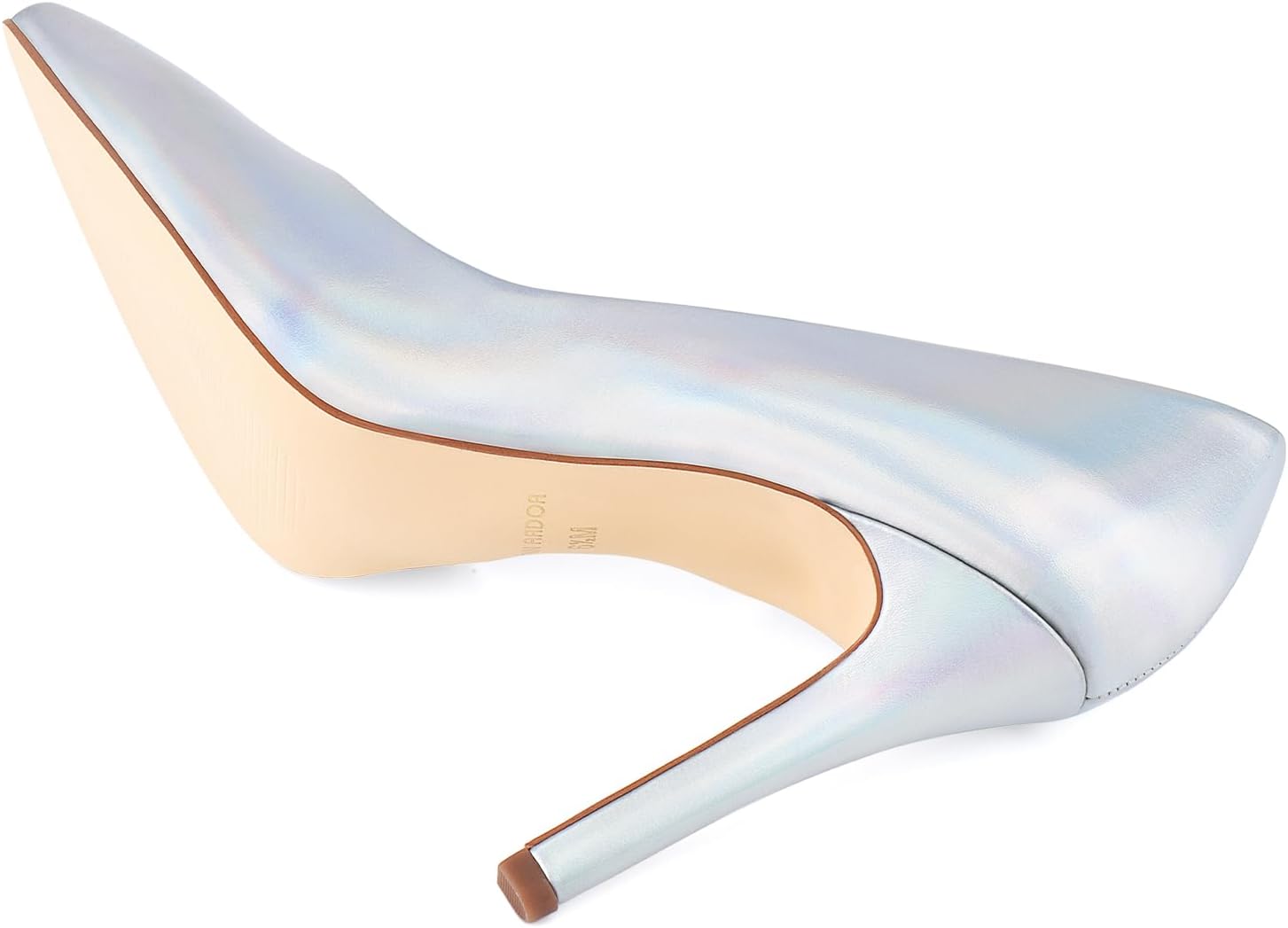 JENN ARDOR Stiletto High Heel Shoes for Women: Pointed, Closed Toe Classic Slip On Dress Pumps - Image 3