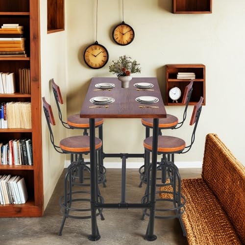 LOKKHAN 5-Piece Industrial Bar Set
