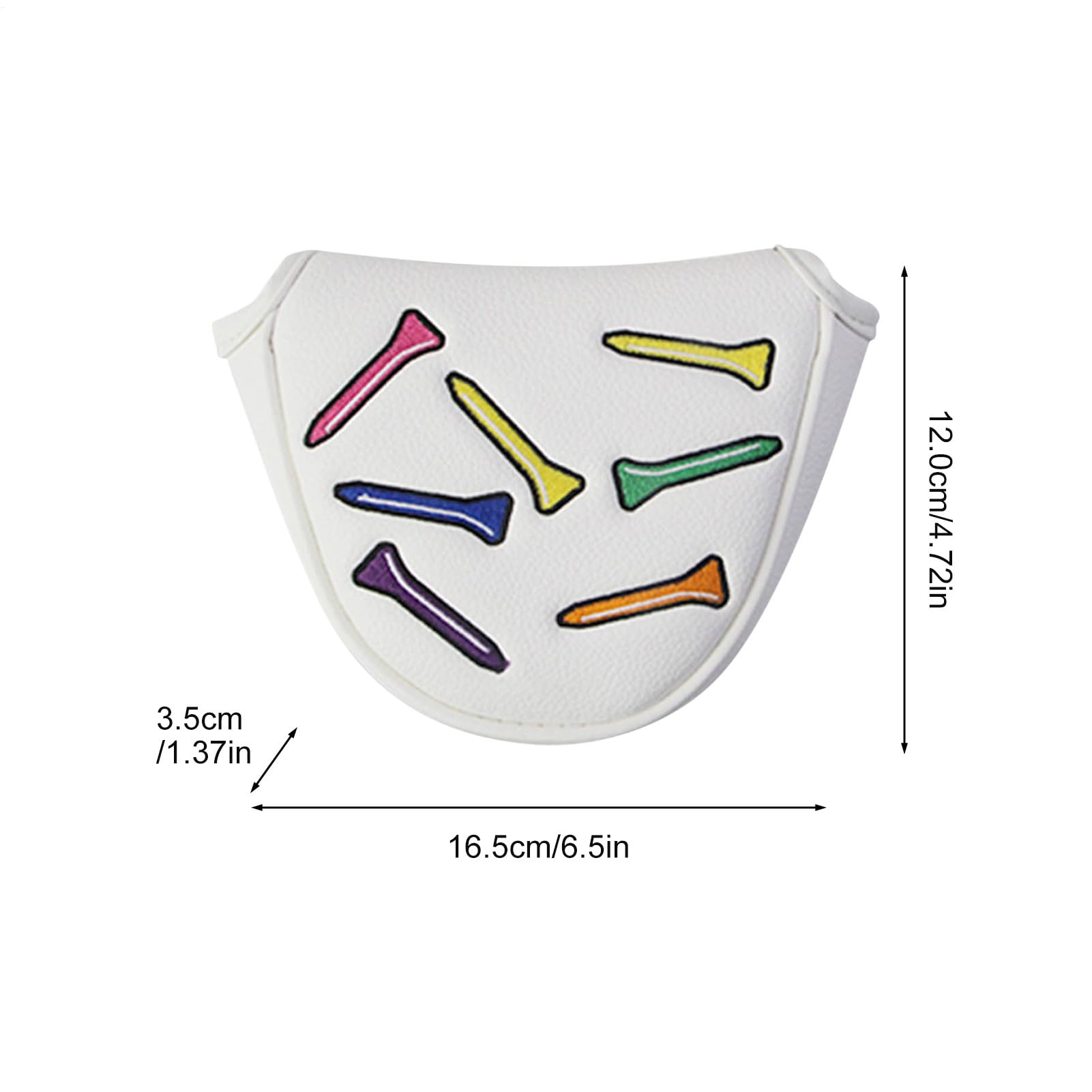 Custodia per putter - Custodia magnetica per mazza putter in PU | Attrezzatura da golf portatile, custodia protettiva resistente per allenamento e competizione sul campo