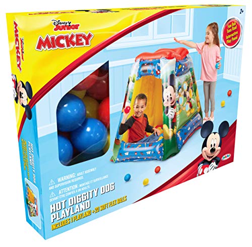 Mickey Mouse 94785 Ball Pit, 1 Inflatable + 20 Soft-Flex Balls - Thumbnail 3