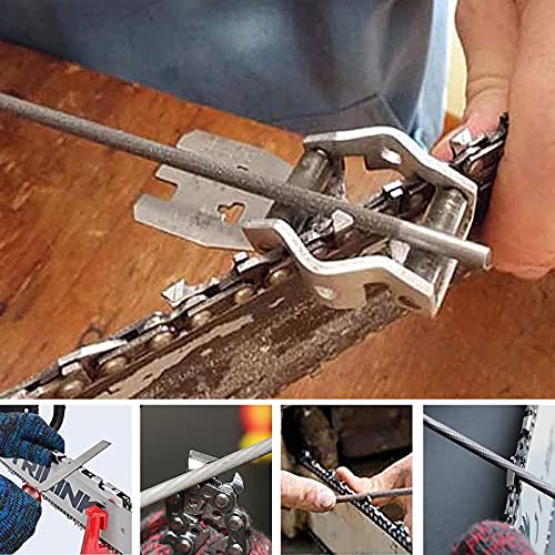 Tallgoo Feilen Set-Kettensägen-Feilensatz, Kettensägen Schärfgerät Wartungssatz für eine große Bandbreite von filigranen… – Bild 7