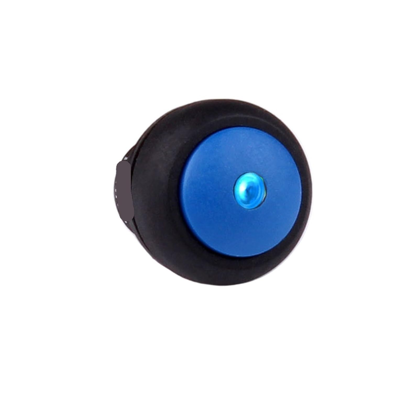 Interrupteur autobloquant 12 mm LED 2.4V pour bouton de démarrage bleu