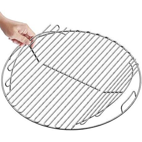 SELEWARE 21.5' SUS304 Stainless Steel Hinged Cooking Grate: The Non-Stick Savior for Your BBQs