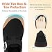 XIHALOOK Womens Walking Shoes Wide Toe Zero Drop Barefoot Shoes Fashion Sneakers Slip on Clogs Black, 7 Wide
