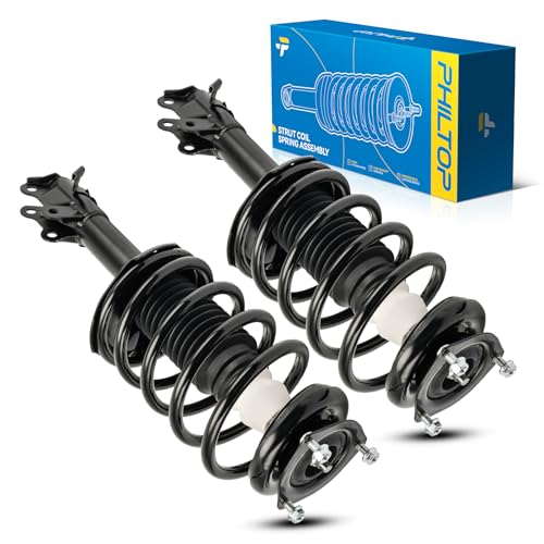 Image of PHILTOP Front Struts Assembly Shock Absorber Direct Replacement for Nissan Sentra 2002 2003 2004 2005 2006, Quick Suspension 172105 172106, Struts with Coil Spring Assemblies Set of 2