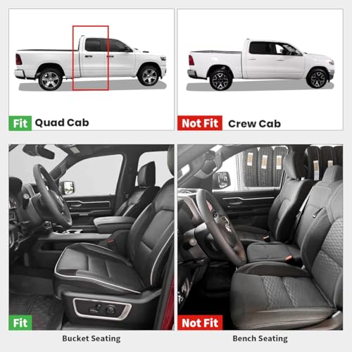 Image of LASFIT Floor Mats for RAM 1500 Quad Cab 2025 2026 2027