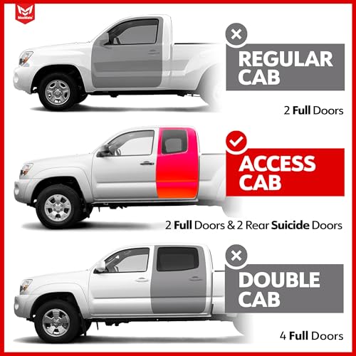 Estribos ovalados 3.5" MaxMate para Toyota Tacoma 2005-2023 miniatura 2