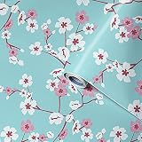 Venilia Film décoratif adhésif Différents motifs au choix, Cherry Flowers, 45 cm x 2 m