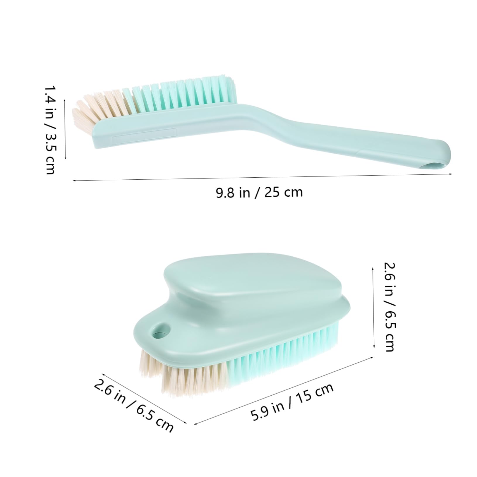 SOIMISS 4 Set Spazzola Per La Pulizia Spazzola Per Scarpe Con Manico Per Bucato Per La Pulizia Della Casa Per Tappeti Per Lavare I Vestiti Per