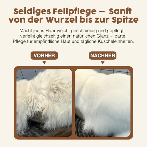 Hundeparfüm Spray – Kokos & Vanille Duft, 2-in-1 Deodorant & Pflegespray mit leichter Entfilzungswirkung für Hunde und Katzen, langanhaltender Frischeduft, nicht klebend – 120 ml