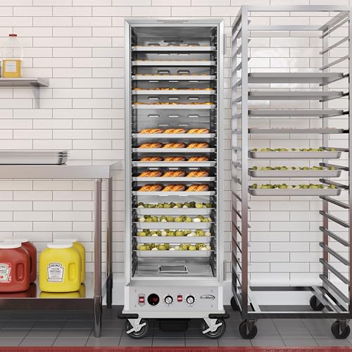 Koolmore KM-CHP36-SNGL 33 Inch Commercial Non-Insulated Glass Door Heated Holding/Proofing Cabinet thumb #3