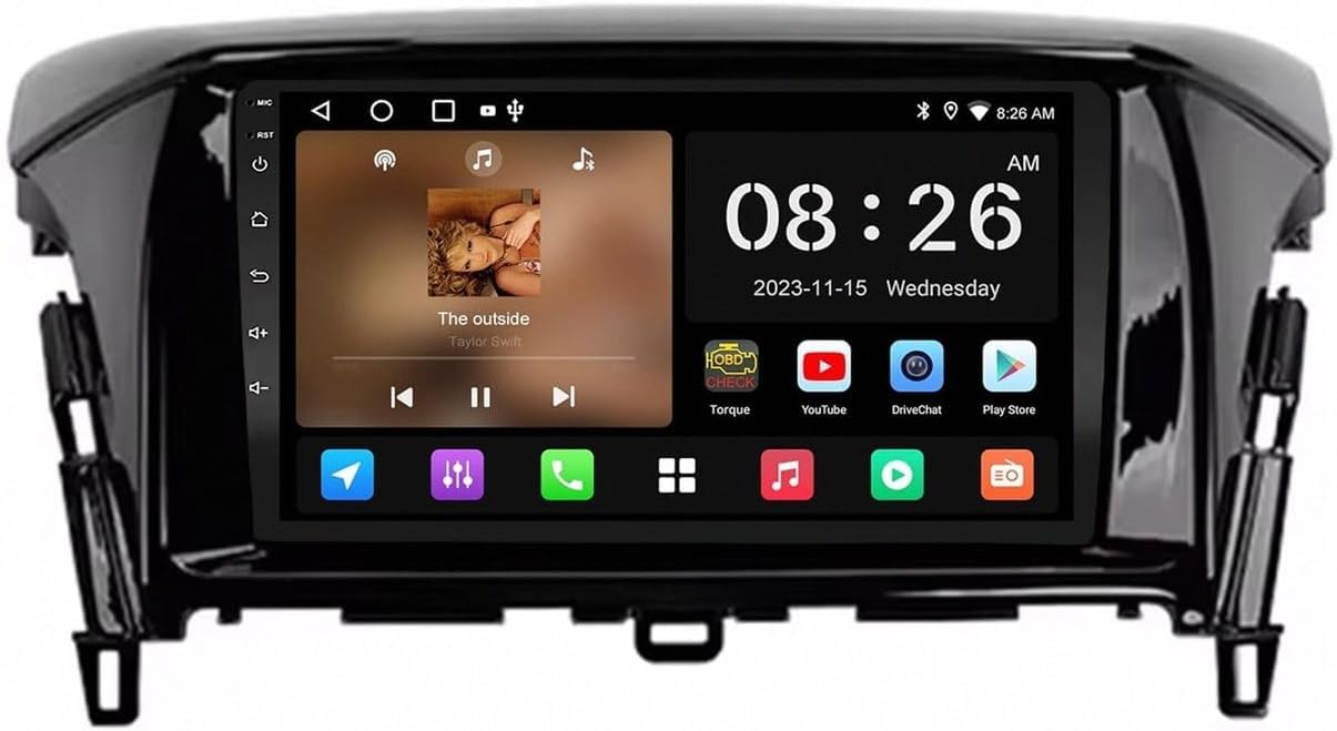 Autoradio Android 15 pour remplacer l'écran d'origine obsolète de l'Eclipse Cross - 8