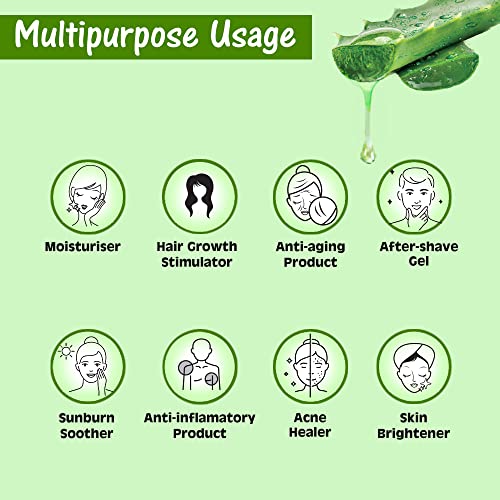 BOROPLUS Aloe Vera Gel for Hydration, Scars, Dryness, Dark Spots, Acne (All Skin) 450ml (Pack of 3) - Image 10 thumbnail