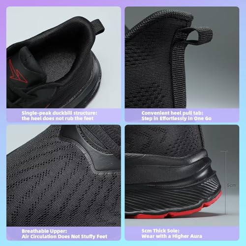 Image of Mens Wide Toe Box Running Shoes Casual Walking Sneakers Tennis Comfortable Athletic Sport Gym Workout Soft Sole