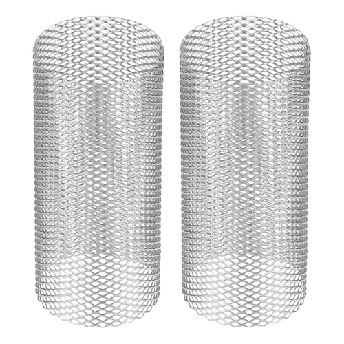 Image of PATIKIL 2 Pcs 28mm OD Strainer Mesh, 60mm H Screen Y Shaped Strainer Filter Valve Mesh Screen 304 Stainless Steel Strainer Mesh for Debris Pump Water Oil Separation