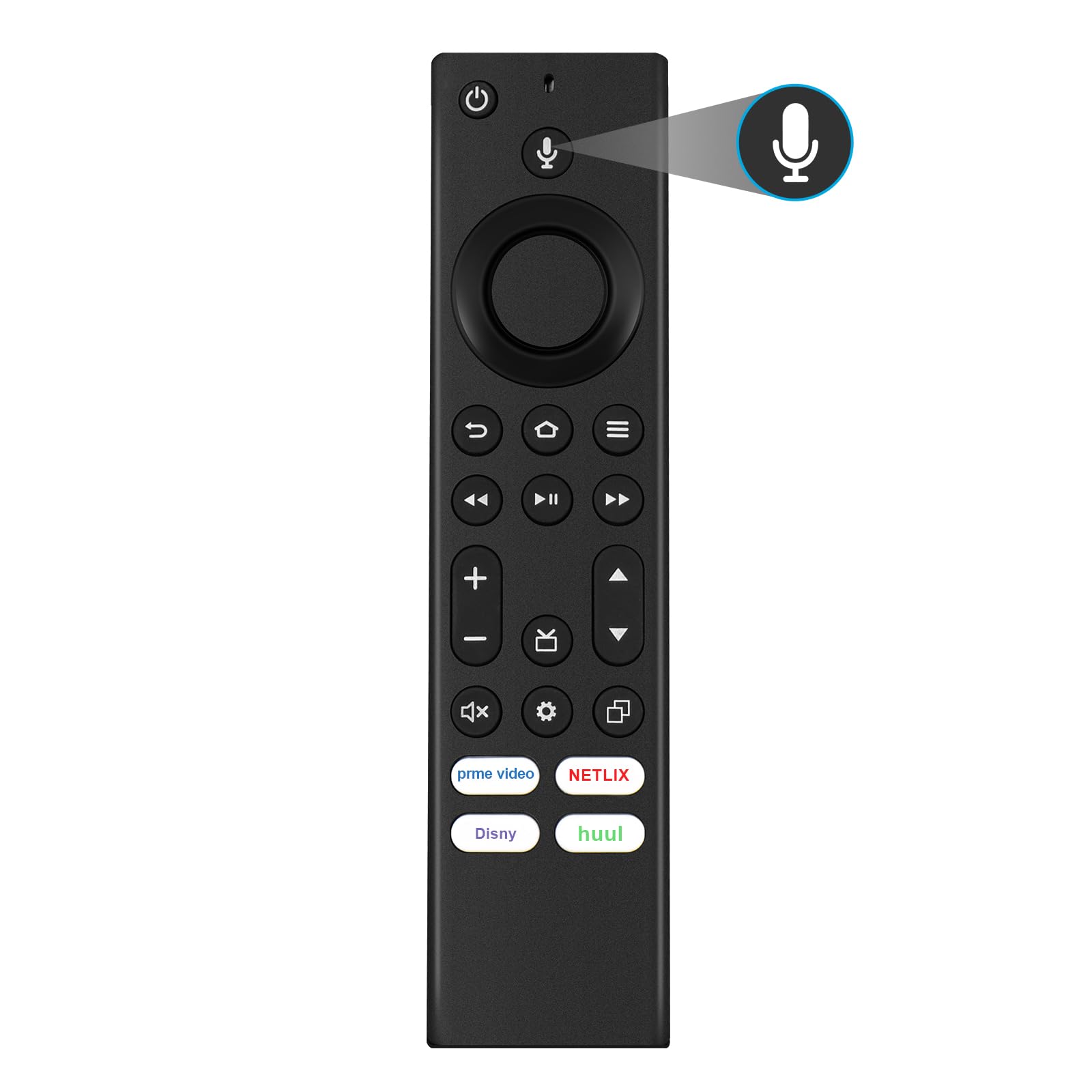 NS-RCFNA-21 NS-RCFNA-21 Rev E Replacement Voice Remote Control fit for Insignia TV NS-43F301NA22 NS-39DF510NA19 NS-32DF310NA19 NS-24DF310NA21 NS-50F301NA22 NS-55DF710NA19 NS-39DF310NA21 NS-42F201NA22