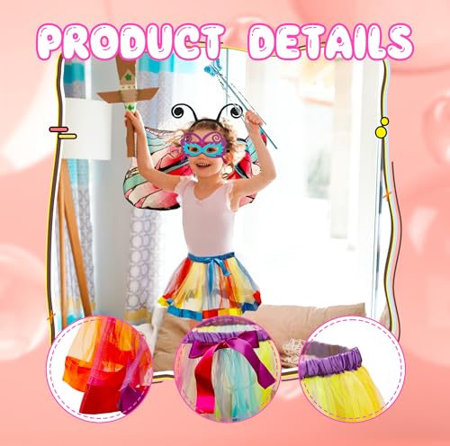 Set de 2 Disfraces Alas de Hada para Niñas miniatura 3