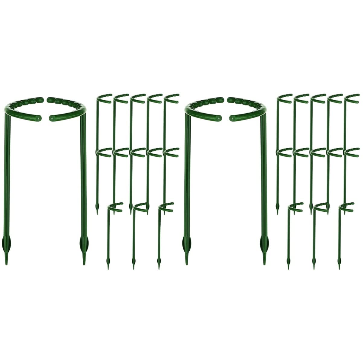 Toyvian 2 Ensembles Support De Plantes Tuteurs Orchidées Supports De Jardin pour Plantes Grimpantes pour Intérieur Et Extérieur 15 Pièces * 2