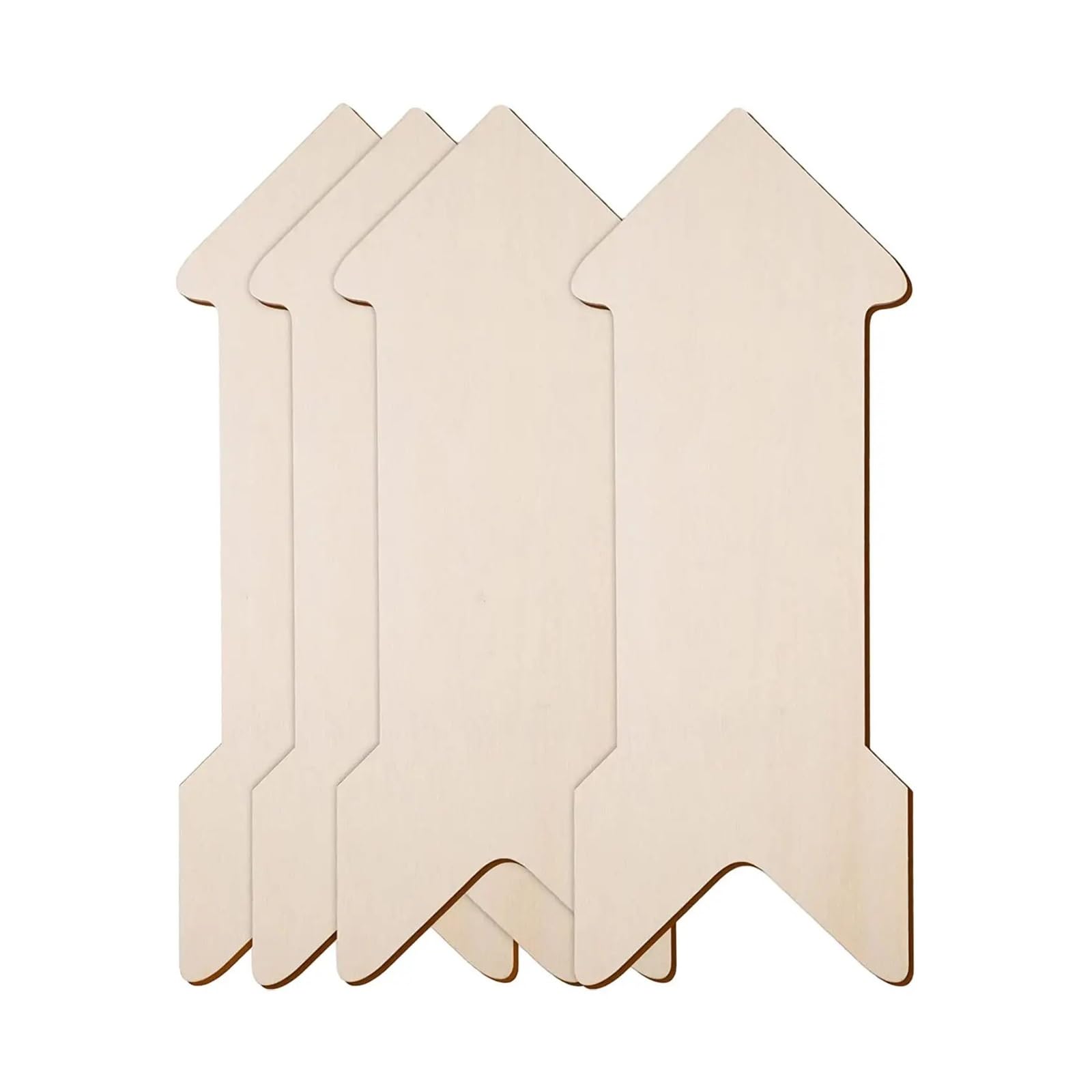 Dunsby Color1 Arrow Sign 4X Unfinished Wood Sign Diy Writing Unpainted Ornaments Blank Arrows Plaque For Farmhouse Garden Restaurant Wedding Porch