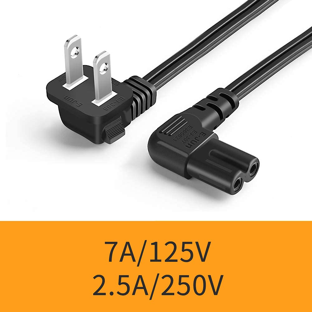 Amazon.com: CableCreation 6 Feet 18 AWG Angled 2-Slot Non