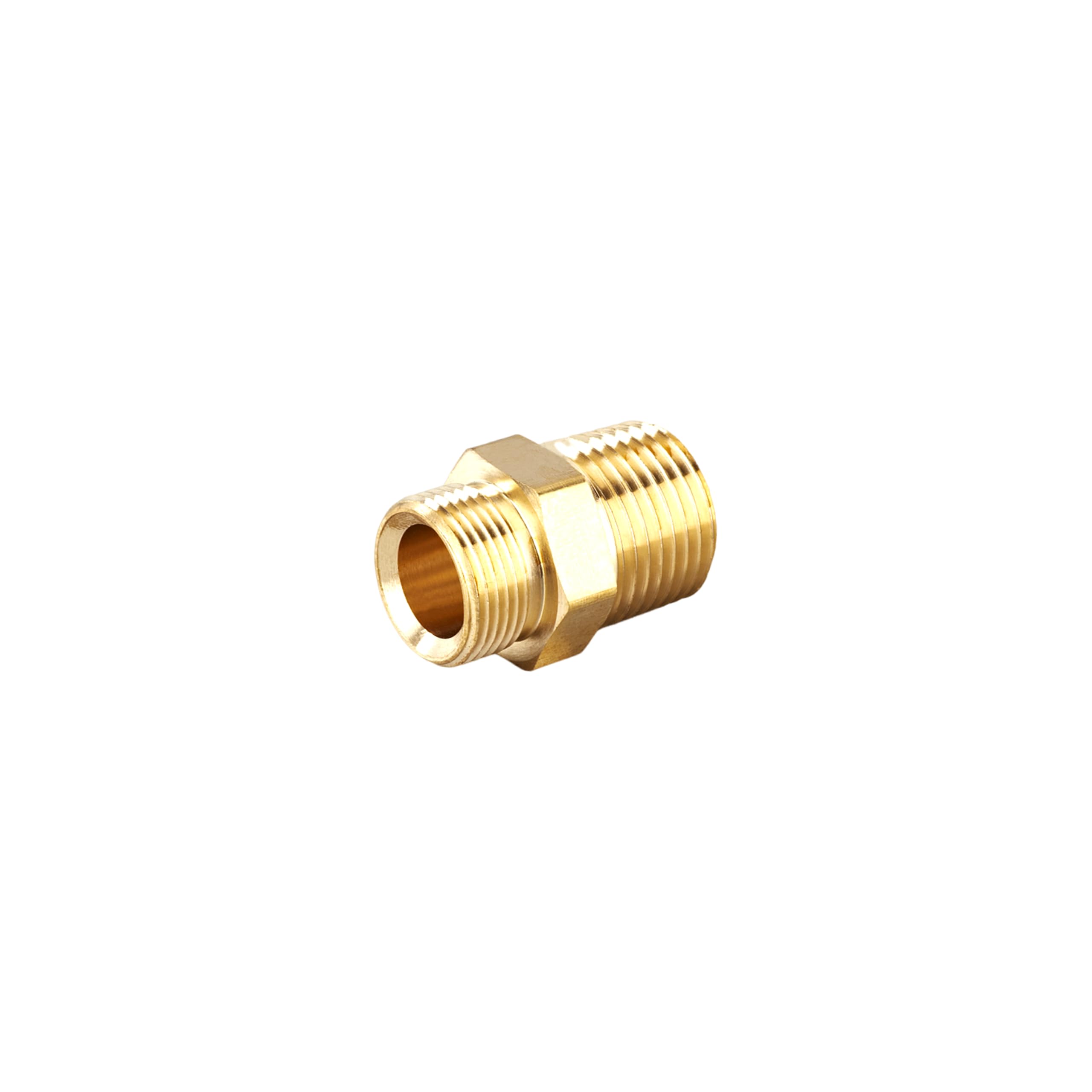 Mosiężny adapter do węża męskiego mosiężny wąż ogrodowy (5 szt.) (1,3 cm x 1,3 cm NPT)