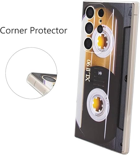 Miniatura 3 de Funda compatible con Samsung Galaxy S23 Ultra Cool, cinta de casete a prueba de golpes, música fresca, funda protectora para Samsung Galaxy S23 Ultra