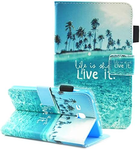 Samsung Galaxy Tab A 7.0 Case, SM-T280 Case, Galaxy Tab A 7.0" 2016 Case, Fvimi Folio Flip PU Leather Wallet Stand Cover for Samsung Galaxy Tab A 7.0 Inch Tablet 2016 Release, Holiday