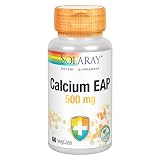 Solaray Calcio EAP 500 mg | Fosfato de aminoetilo para un apoyo saludable del sistema inmunológico | Verificado por laboratorio | 60 VegCaps