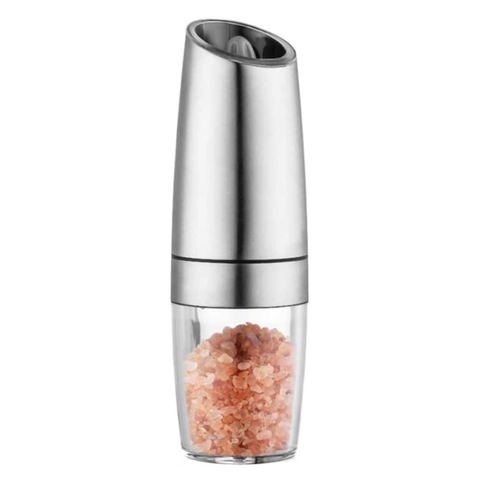Młynek Do Przypraw Pieprzu Elektryczny Młynek Do Pieprzu Soli Pepper Led Light Spice Młynki Ziarna Mielenie Porcelany Do Różnych Przypraw(1pcs)