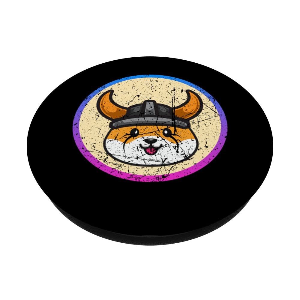 Amazon.com: Floki Inu Coin Vintage Retro Logo Crypto Currency PopSockets  Swappable PopGrip : Cell Phones & Accessories