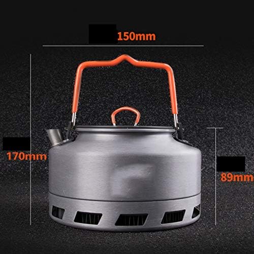Metal Teapot Outdoor Portable Mini Teapot Modern Camping Tea Maker with Short Spout Design