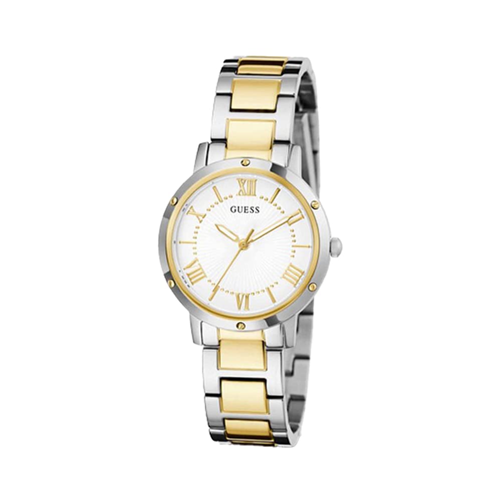 GUESS Stainless Steel Dawn Collection Analog White Dial Womens Watch-Gw0404L2, Band Color:Multicolor (B09T9DJB6Z) Amazon Price History, Amazon Price Tracker