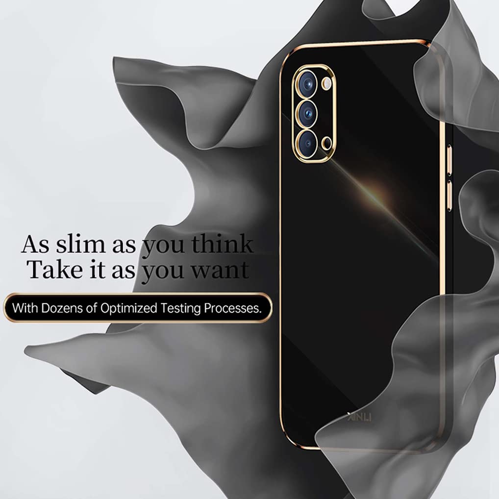 SEAHAI Cover per Oppo Reno 4 5G (Reno4 5G), Custodia Ultra Sottile ed
