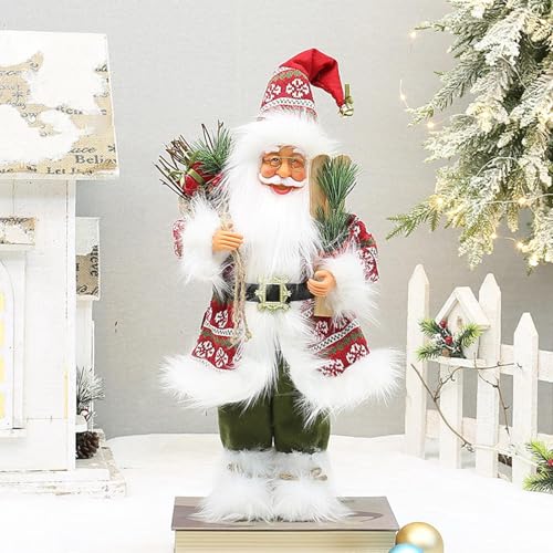 Statue de Père Noël pour table et table à manger festive - 3