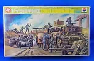 戦車　ジオラマ　ドイツ　アメリカ WW.II コブラ作戦 アメリカ軍VSドイツ軍 ジオラマセット