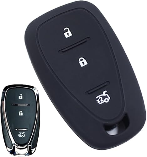 Miniatura 6 de Para Chevrolet Aveo Silicona Car Key Holder Key Case Key Cover (Rojo)