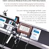 Automatic Coding Machine,12.7mm/25.4mm Date Coder,Marking Machine,for Date/Batch/Barcode/Logo(12.7mm)